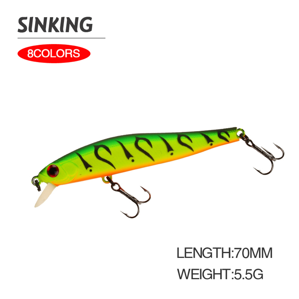 Fishing Lure Swimbait - 7 センチメートル 5.5 グラム釣りルアーミノーワブラーシンキングトローリングジャークベイトスイムベイト人工ハード餌ストリーム釣りトラウト餌低音餌