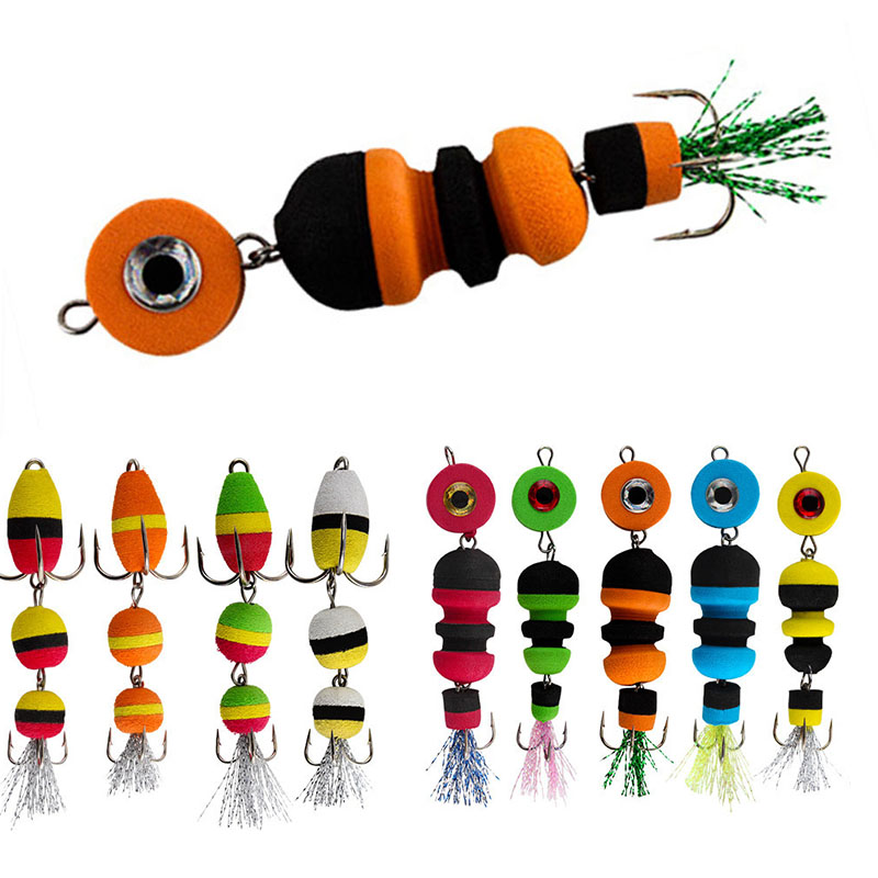 Fishing Lure Swimbait - 1 個 2 グラム/3 グラムマンデュラ餌人工餌スイムベイトワブラーソフト餌泡餌餌昆虫ペスカ低音パイク泡人工餌