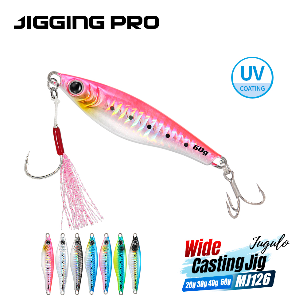 Fishing Lure Topwater - ジギングプロ ジュグロ マイクロワイドキャスティングメタルジグ 20g 30g 40g