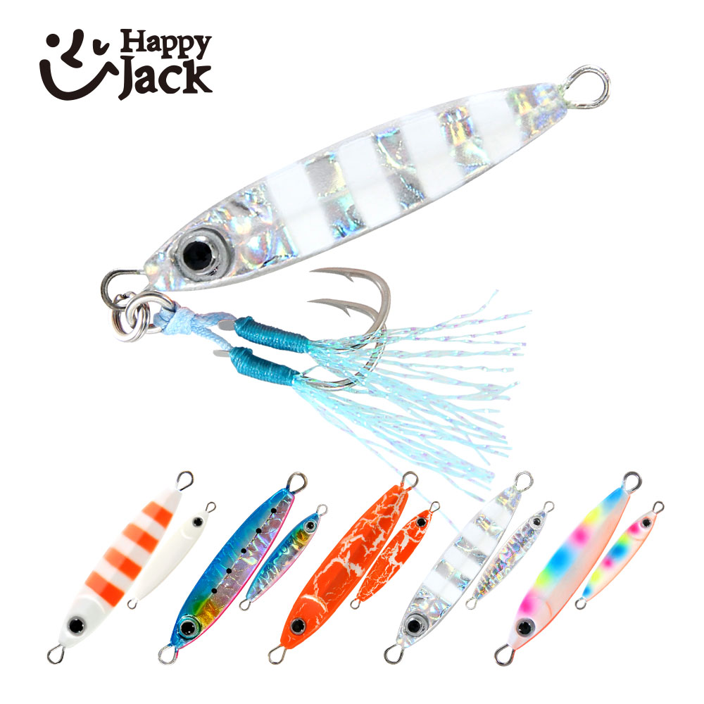 Fishing Lure Topwater - HAPPYJACK ショアキャスティング ジギングスプーン マイクロジグ 3g 5g
