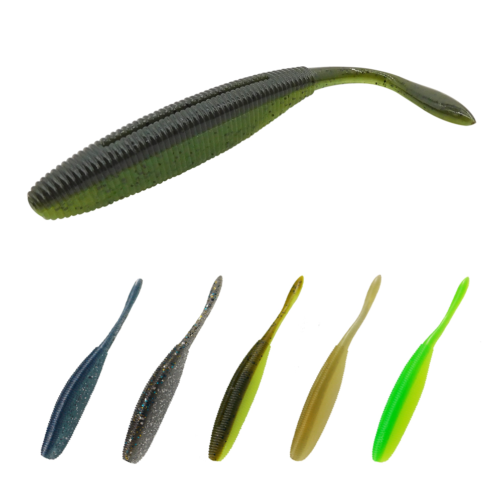 Fishing Lure Soft Plastic - ESFISHING ドライブシャッド 100mm 8個入り ペスカ イスカ