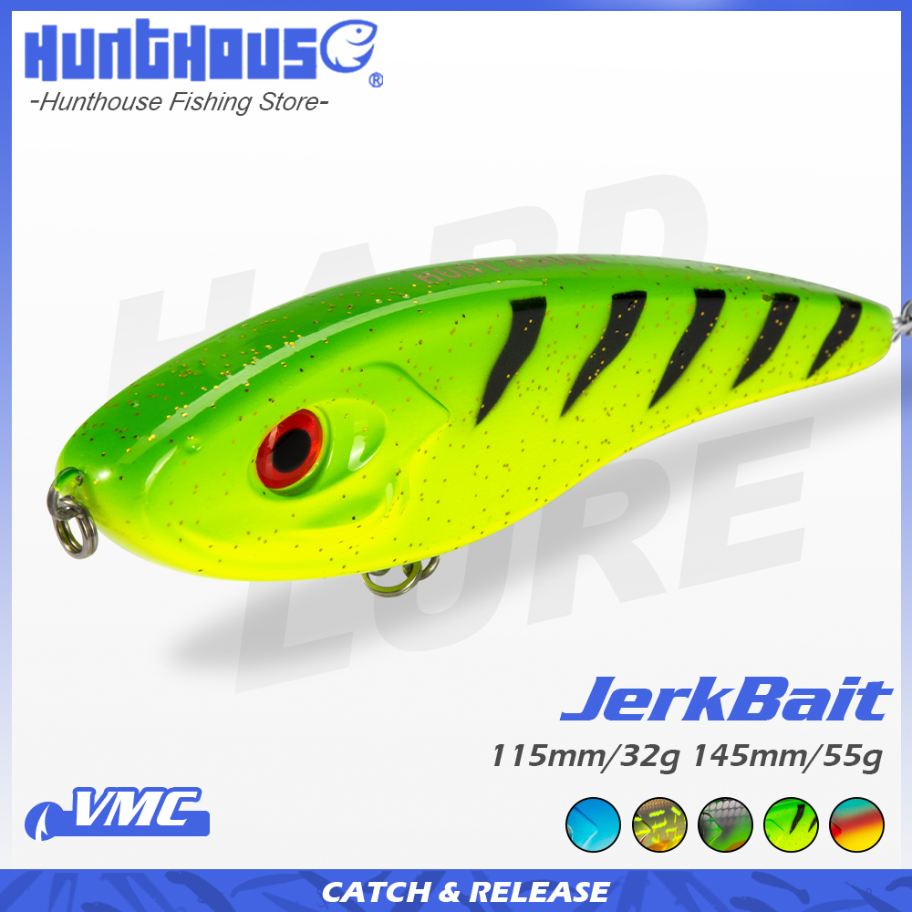 Fishing Lure Jerkbait - ハントハウス ジャークベイト マスキー バスター パイク フィッシング