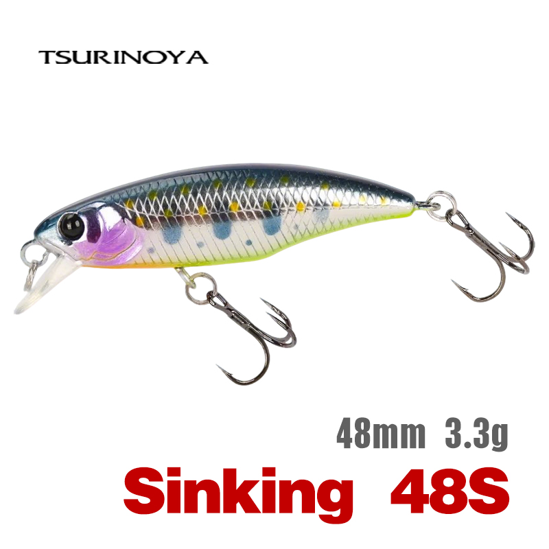 Fishing Lure Jerkbait - TSURINOYA 釣りルアー DW69 シンキングミノーハードベイト 48S 48