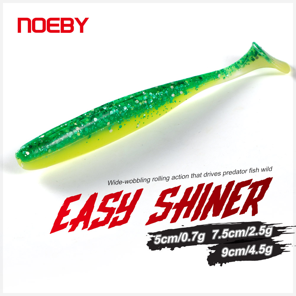 NOEBY-釣り用の人工ワームベイト,Tテール付きソフトシリ - Fishing Lure Soft Plastic のレビューと価格