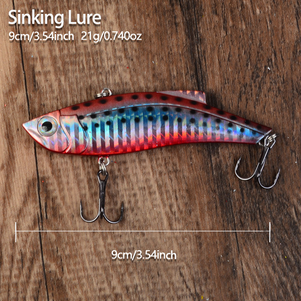 5 個 Vib シンキングフィッシングルアーワブラー人工餌釣 - Fishing Lure Swimbait のレビューと価格