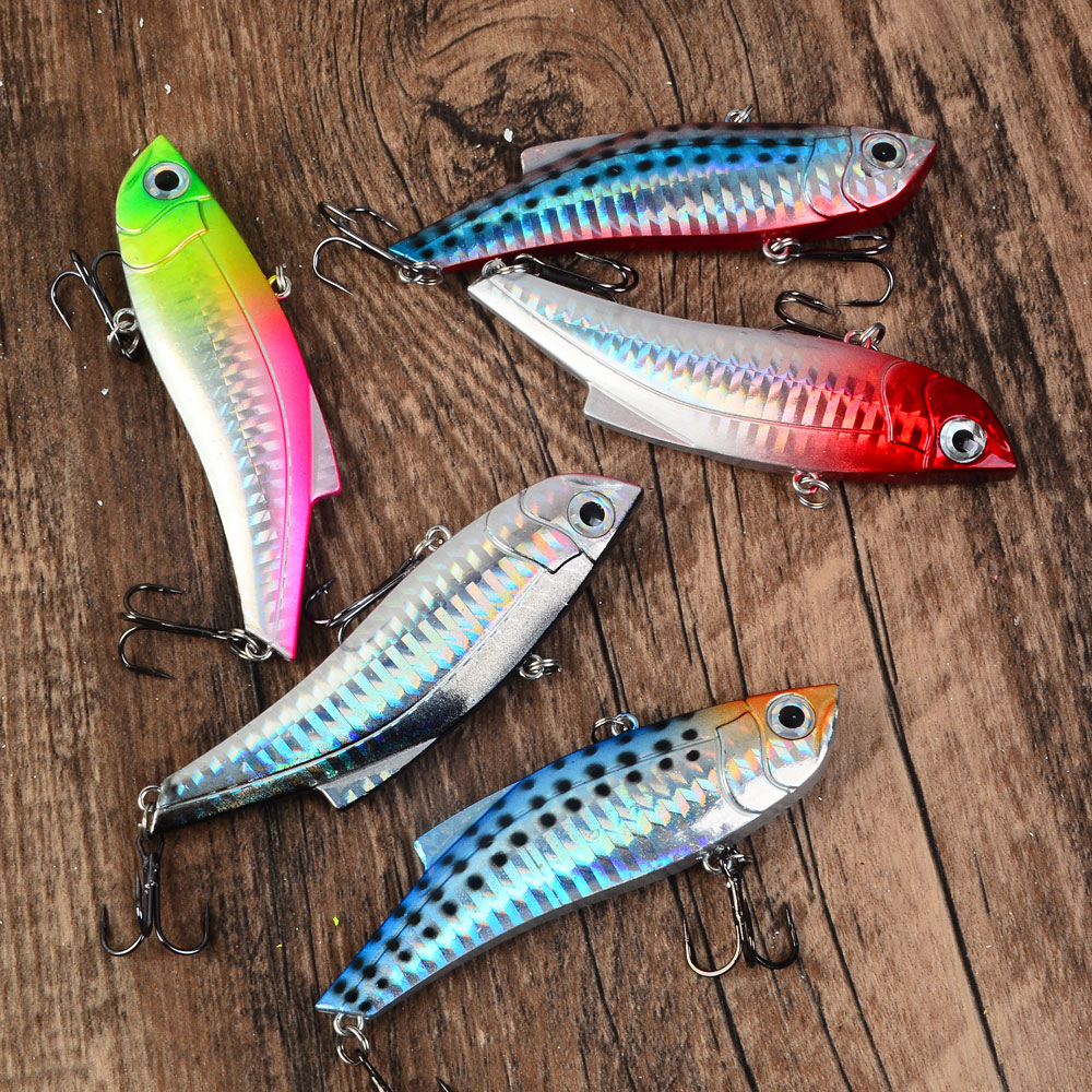 5 個 Vib シンキングフィッシングルアーワブラー人工餌釣 - Fishing Lure Swimbait のレビューと価格