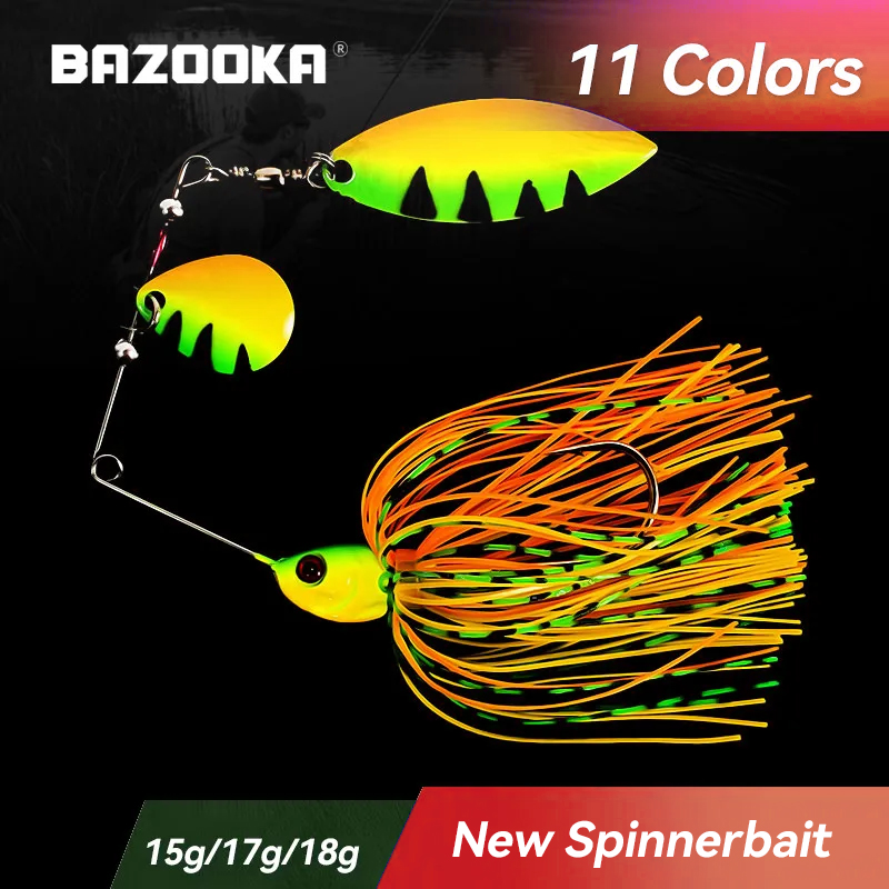 バズーカ 15 グラム 18 グラムスピナーベイト釣りルアー - Fishing Lure Topwater のレビューと価格