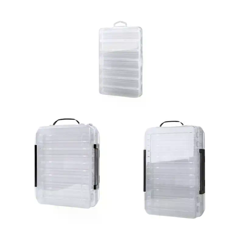 両面式の釣り道具箱。釣り用アクセサリー、工具、魚鉤、ルアー、 - Fishing Lure Accessories のレビューと価格