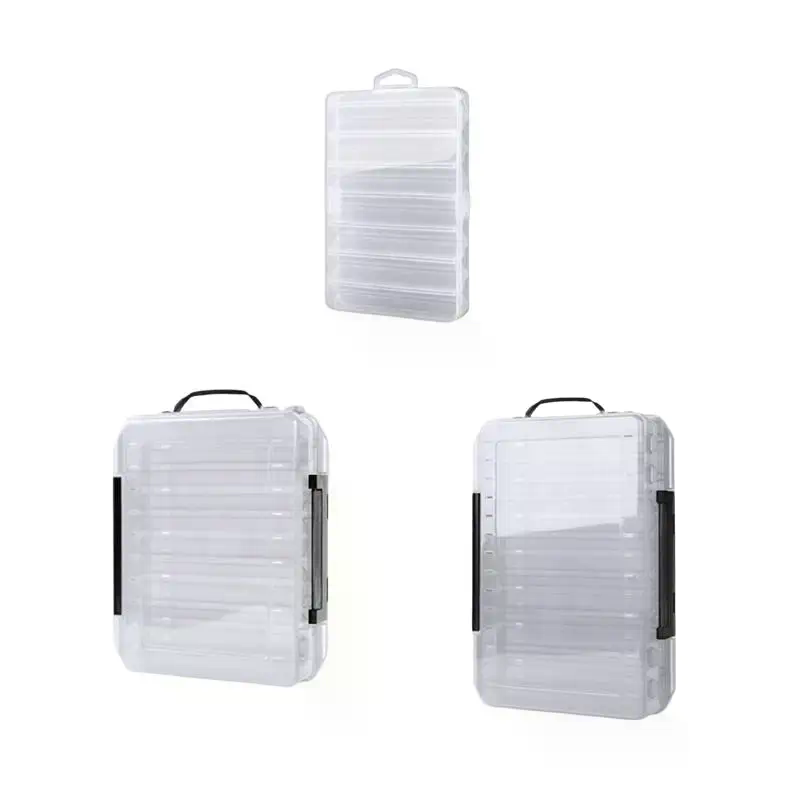 両面式の釣り道具箱。釣り用アクセサリー、工具、魚鉤、ルアー、 - Fishing Lure Accessories のレビューと価格
