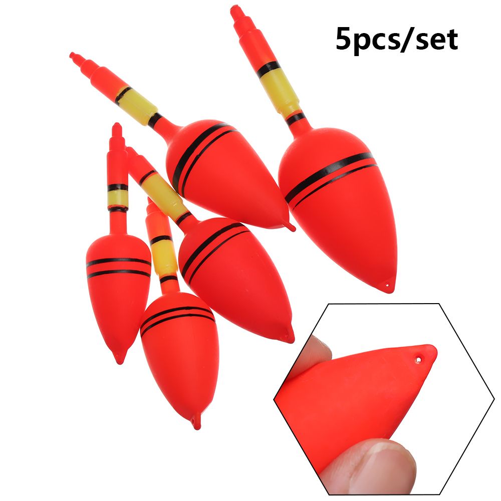 5 ピース/セットプラスチック釣りフロート魚バイトフックルア - Fishing Lure Topwater のレビューと価格