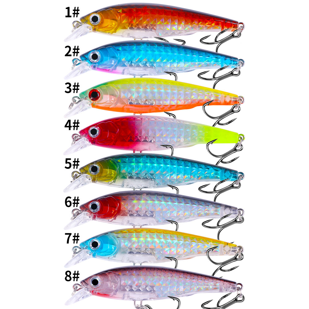 1pc ミノー釣りルアーセット 9 センチメートル/3.54 - Fishing Lure Jerkbait のレビューと価格