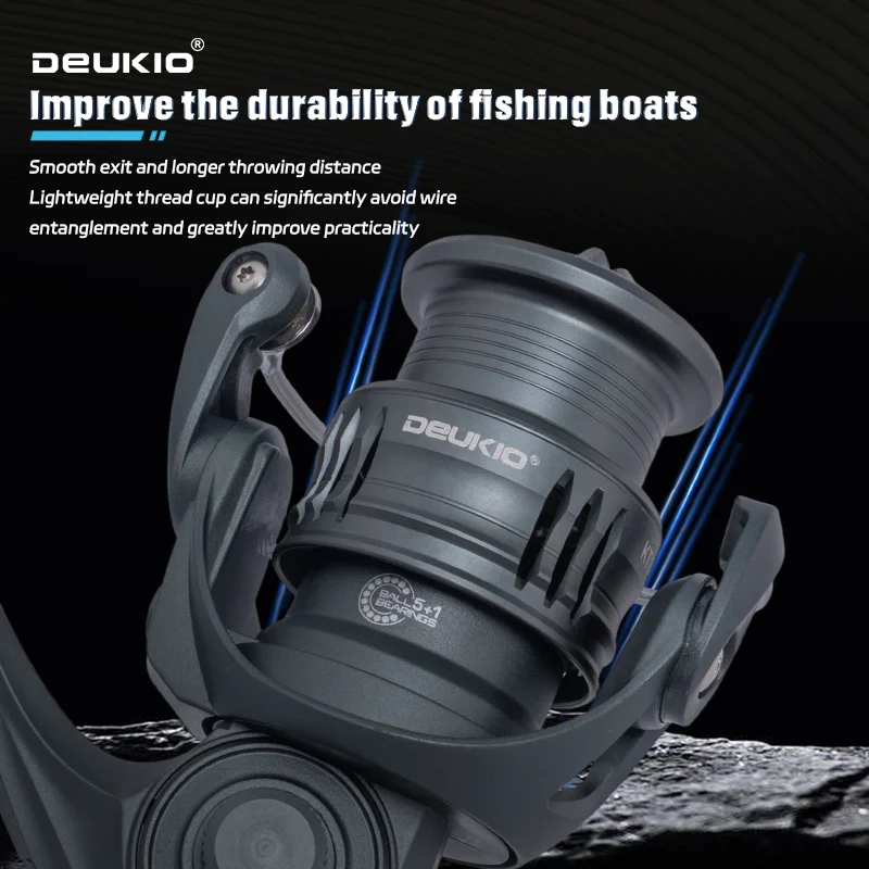 DEUKIO 軽量スピニングリール 釣りリール ギア比 5. - Kastking Reel Zephyr のレビューと価格