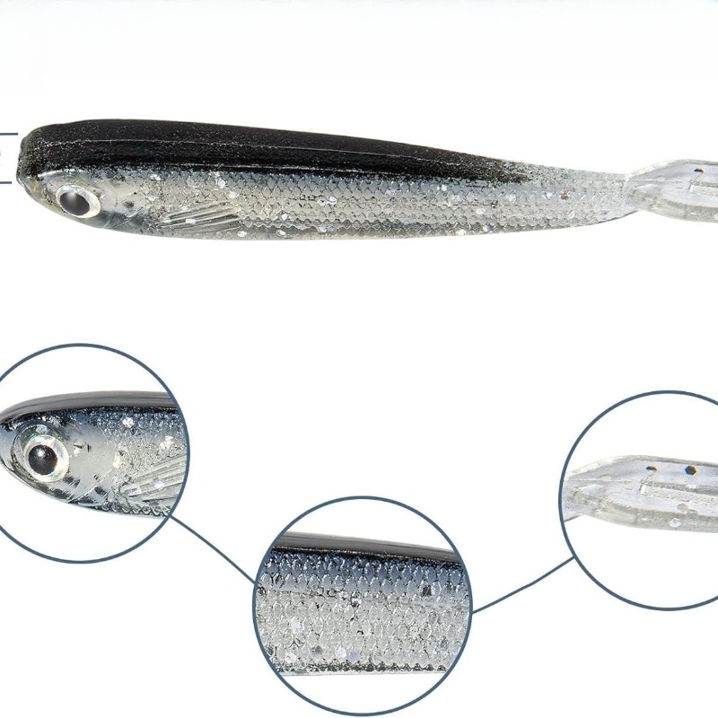 10/20/30個入り スプリットテールミノー ソフトルアー - Fishing Lure Soft Plastic のレビューと価格