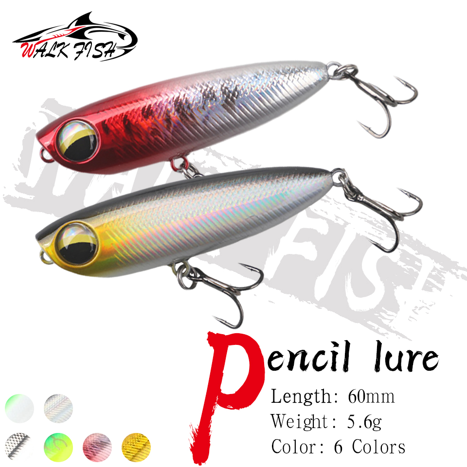 ウォークフィッシュ 1個 6cm 5.6g トップウォーター - Fishing Lure Topwater のレビューと価格