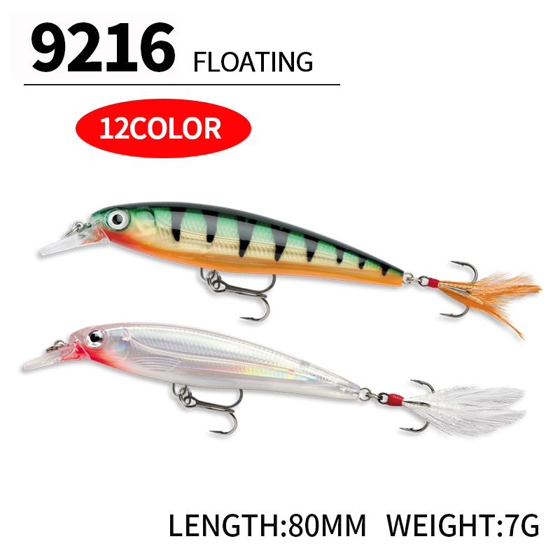 釣り用の人工ハードベイト,魚を捕まえるためのルアー,ミノー用 - Fishing Lure Swimbait のレビューと価格