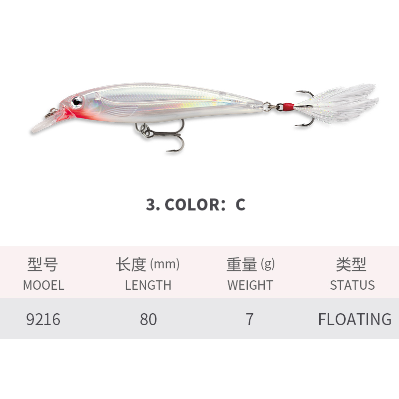 釣り用の人工ハードベイト,魚を捕まえるためのルアー,ミノー用 - Fishing Lure Swimbait のレビューと価格
