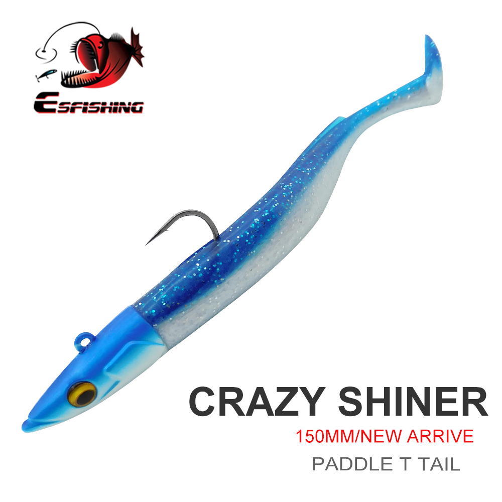 ESFISHING ソフトルアー クレイジーパドルテール 1 - Fishing Lure Soft Plastic のレビューと価格