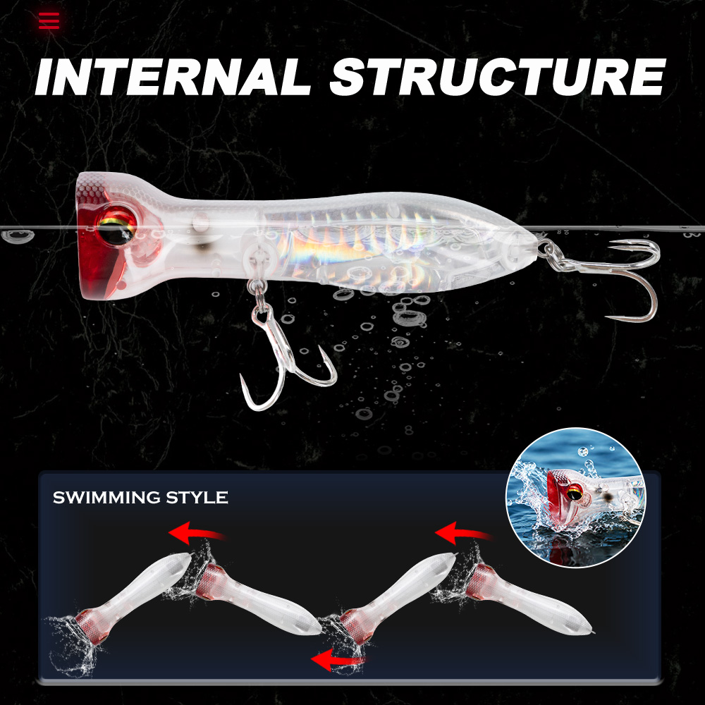 ハントハウス トップウォーター フローティングポッパー フィ - Fishing Lure Popper のレビューと価格